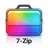 7-Zip 文件压缩软件 Logo - 多彩的压缩包图标