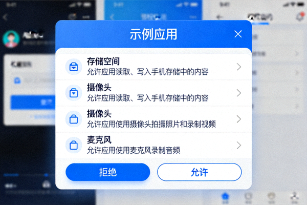 安卓应用安装时的权限确认对话框截图