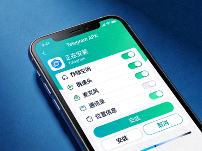 Android 手机安装 Telegram APK 时的权限设置截图