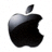 Apple macOS 操作系统 Logo - 黑色苹果标志