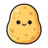 Potato Chat 聊天软件图标 - 土豆形状的卡通形象